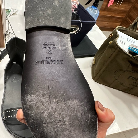 Zadig and voltaire stud sandals - Picture 3 of 5